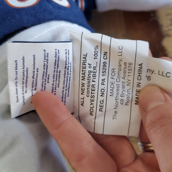 Disney NFL Chicago Bears Mickey Mouse Plush 2013 GUC - Picture 11 of 12